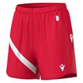 BANSHEE ECO shorts W RED/WHT S Teknisk kamp og treningsshorts - Dame