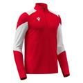 Izel Training 1/4 Zip Top RED/WHT XS Teknisk treningsgenser - Unisex