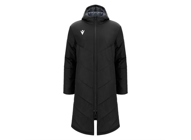 Northland Jacket BLK XXL Ekstra lang vattert coachjakke - Unisex 