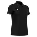 Melody polo BLK/WHT S Poloskjorte - Dame