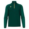 Isen Training 1/4 Zip Top BGRN/GOLD 4XS Teknisk treningsgenser - Unisex