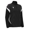 Leona Training 1/4 Zip Top W BLK/WHT XL Teknisk treningsgenser til dame