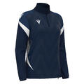 Leona Training 1/4 Zip Top W NAV/WHT XL Teknisk treningsgenser til dame